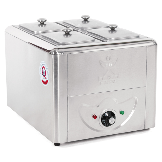 Bain Marie Food Warmer - Komercyjna witryna grzewcza do sosów i