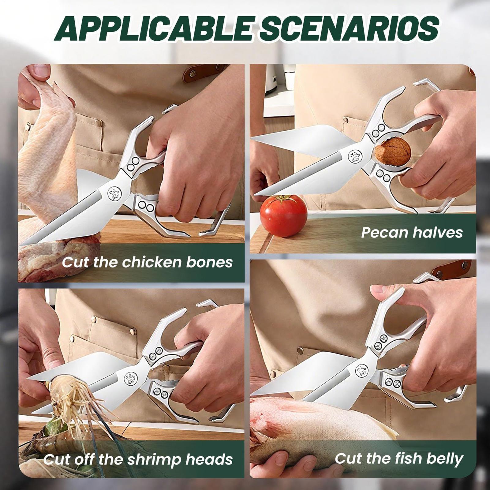 Commercial Kitchen Accessories - Nożyce kuchenne ze stali nierdzewnej do