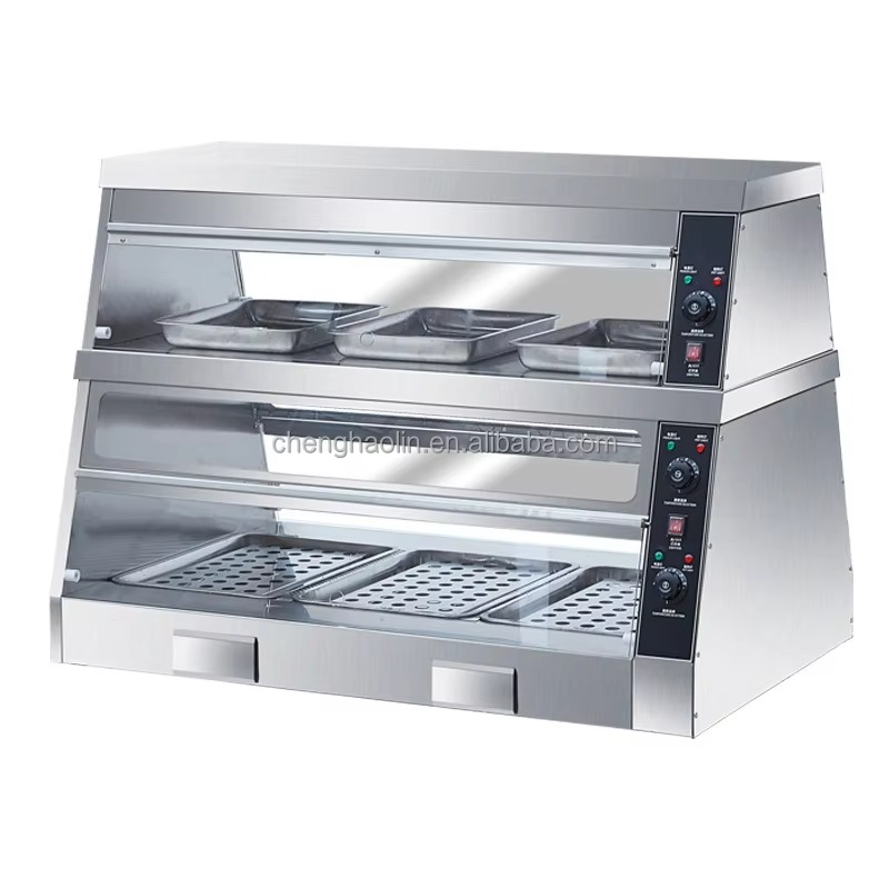Commercial Kitchen Accessories - Ogrzewanie żywności Hamburger Smażony kurczak Elektryczna