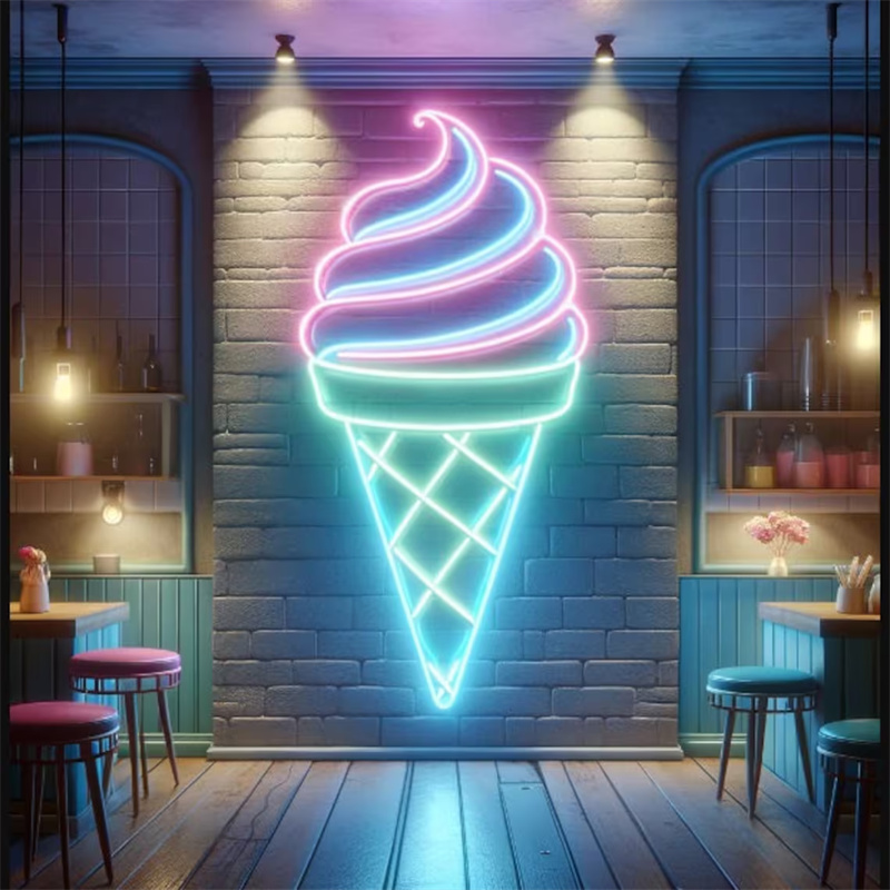 Commercial Kitchen Light - Lampka LED w kształcie lodów |
