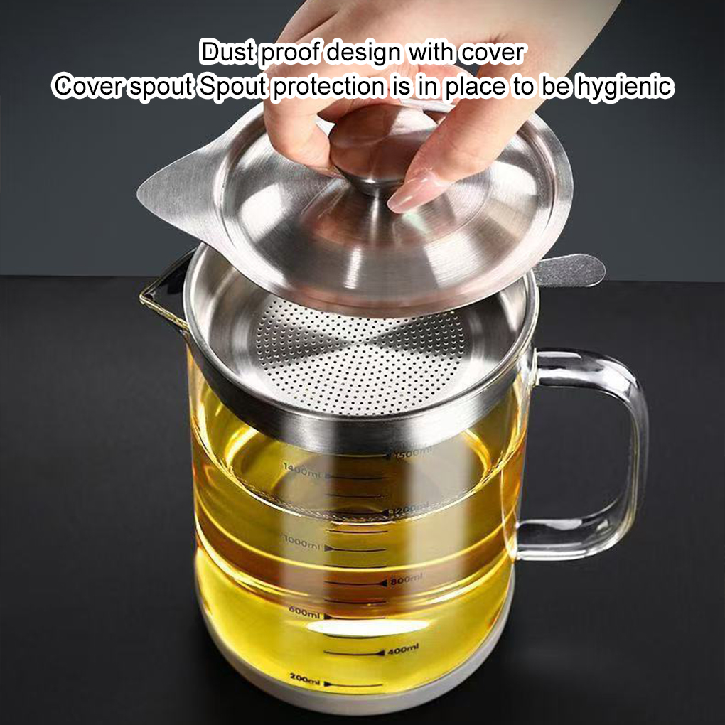 1L/1.5L Szklany filtr oleju Zb – Commercial Kitchen Oil Filter recenzja i cena