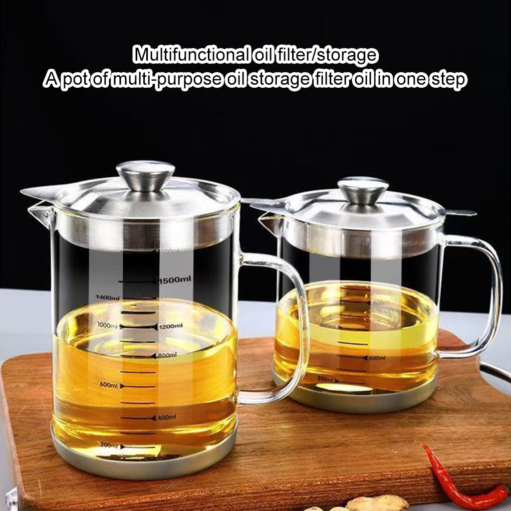 1L/1.5L Szklany filtr oleju Zb – Commercial Kitchen Oil Filter recenzja i cena