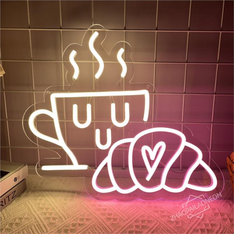 Kawa Chleb Neon Croissant Neon – Commercial Kitchen Light recenzja i cena