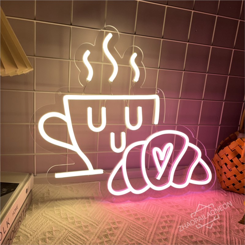 Kawa Chleb Neon Croissant Neon – Commercial Kitchen Light recenzja i cena