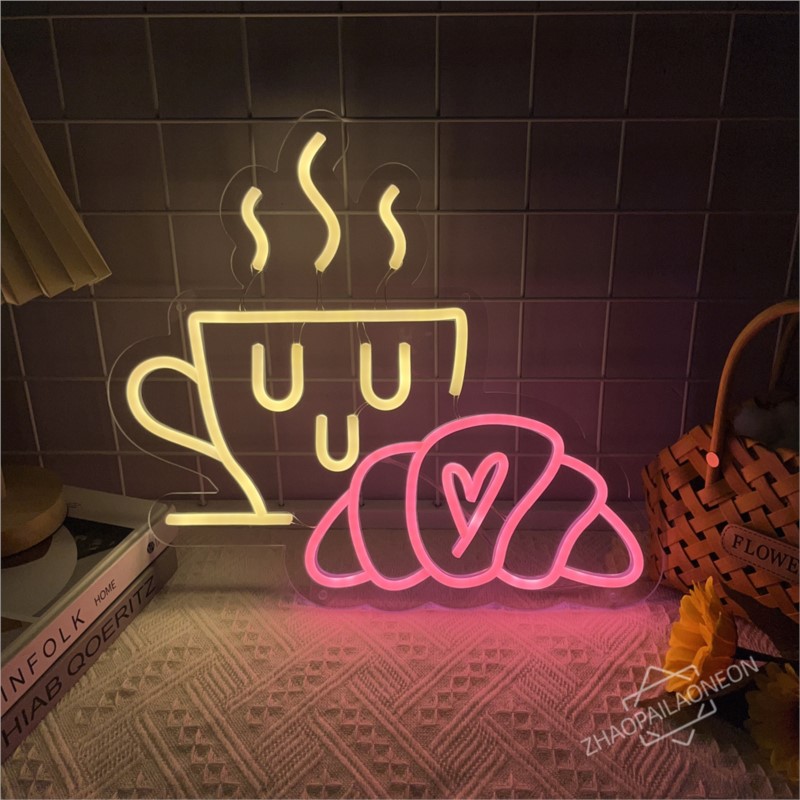 Kawa Chleb Neon Croissant Neon – Commercial Kitchen Light recenzja i cena