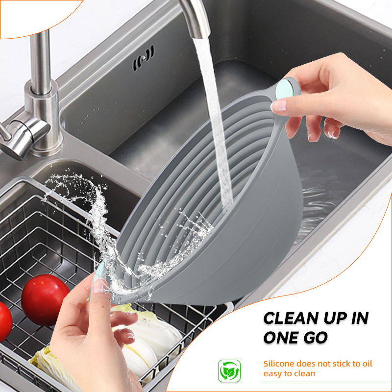 1 szt. Silikonowy składany kos – Commercial Kitchen Accessories recenzja i cena