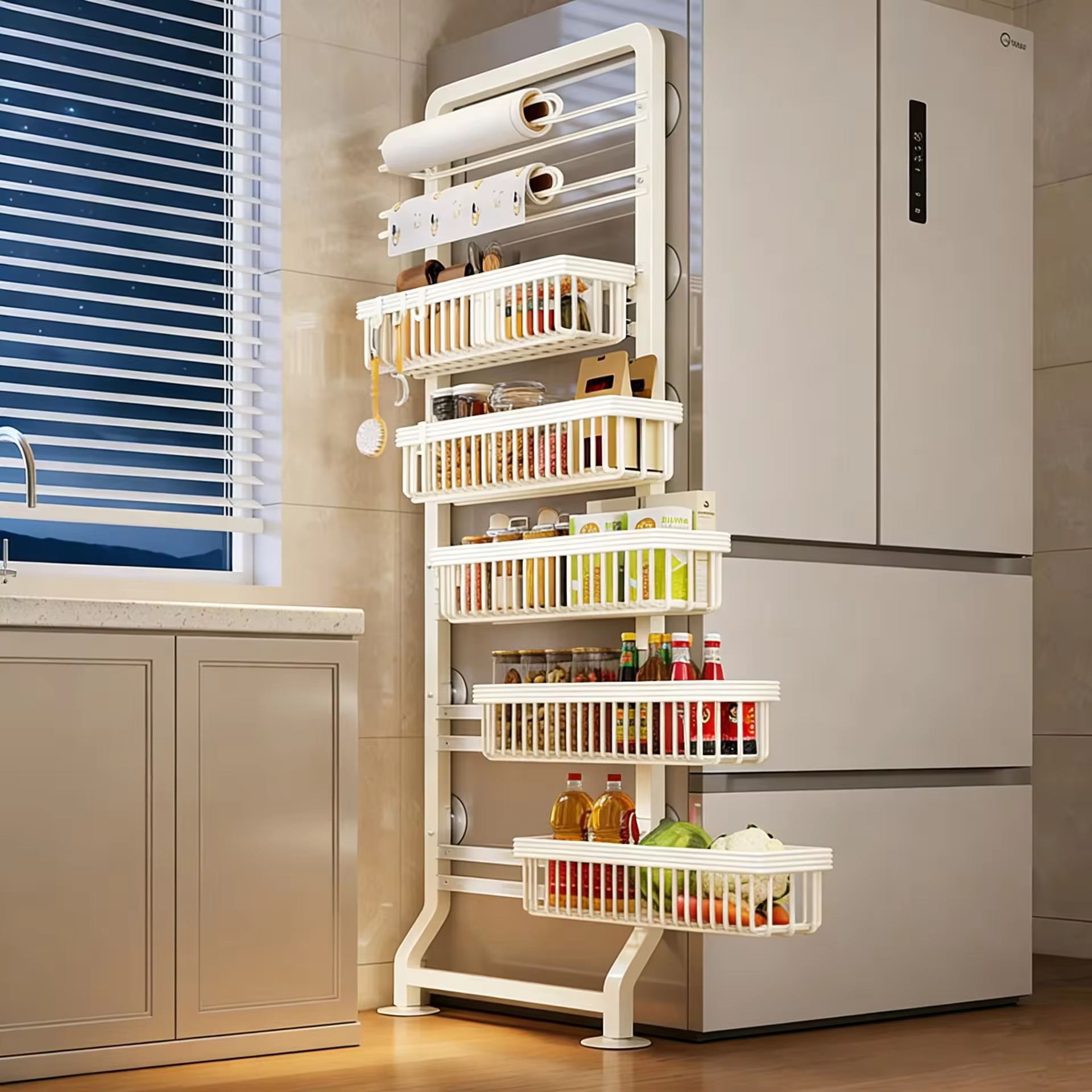 Wąski regał do przechowywania, – Commercial Kitchen Wall Shelves recenzja i cena