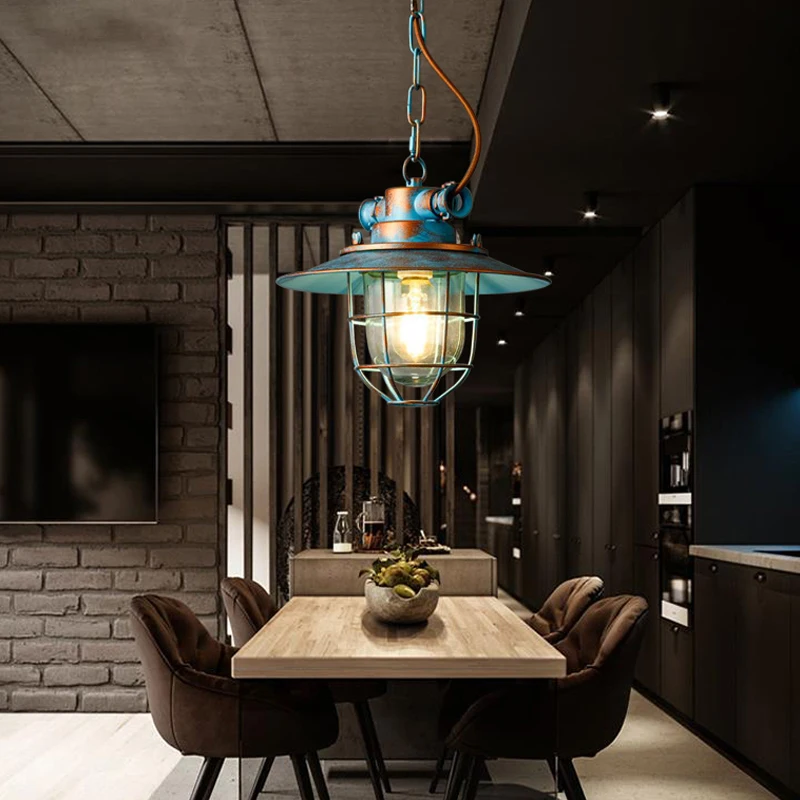 Żyrandol ze szkła vintage, lam – Commercial Kitchen Light recenzja i cena