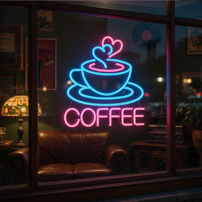 Neonowy Znak LED z Motywem Kaw – Commercial Kitchen Light recenzja i cena