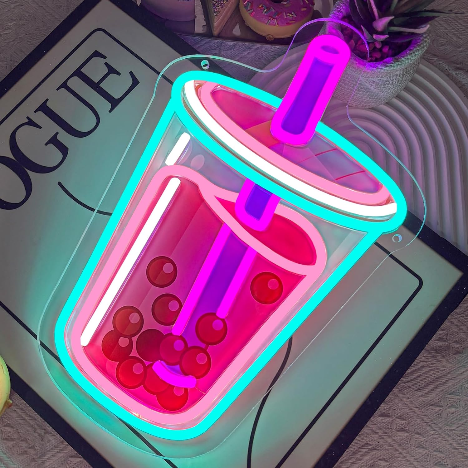 Neonowy znak LED Bubble Tea, z – Commercial Kitchen Light recenzja i cena